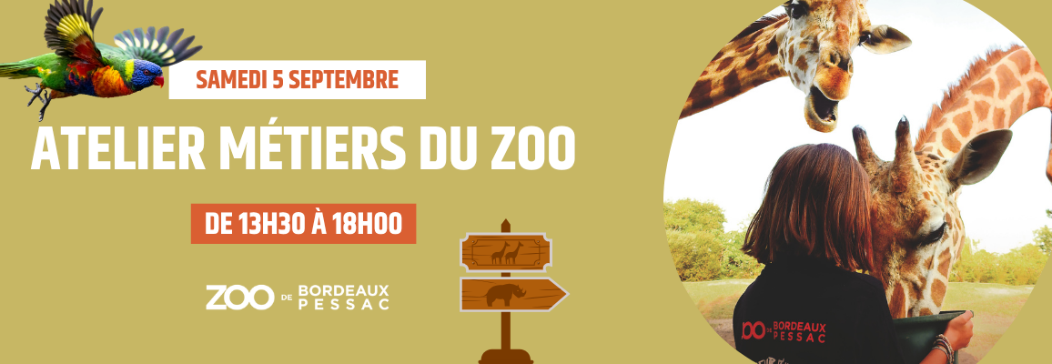 Viens découvrir les métiers du zoo aux 4 Pavillons !